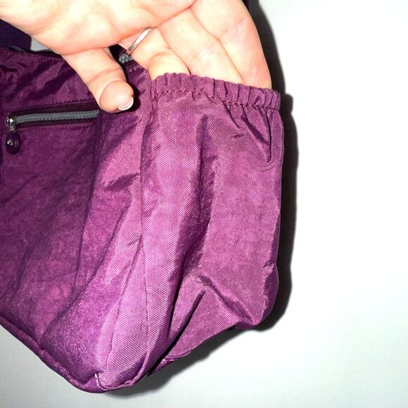 Jielshi Nylon Crossbody Bag - Purple - Picture 6 of 9